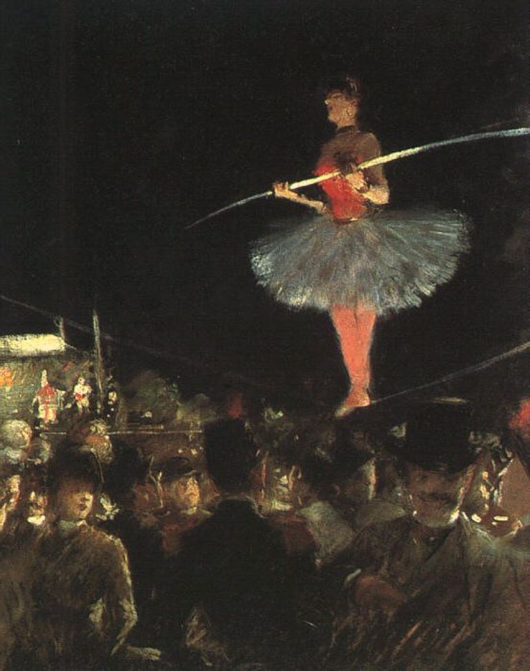 La equilibrista de Jean-Louis Forain