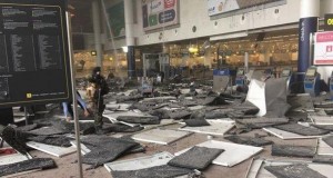 La terminal de salida del aeropuerto de Bruselas @airlivenet