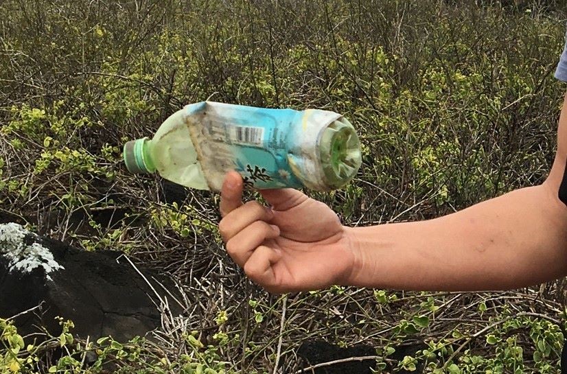 basura en Galápagos