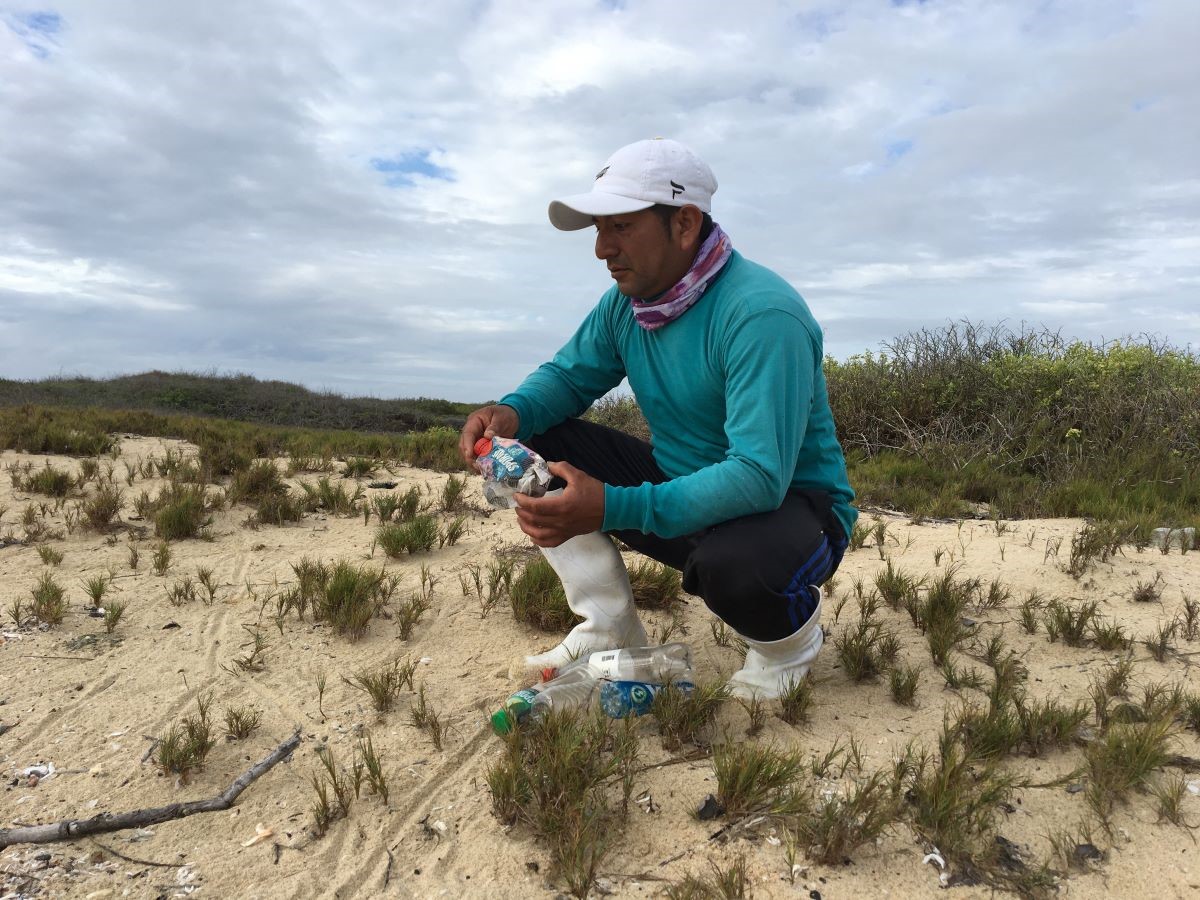 basura en Galápagos