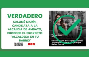 Salomé Marín Candidata Alcaldía de Ambato