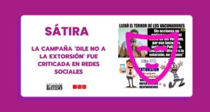 La campaña ‘Dile no a la extorsión’