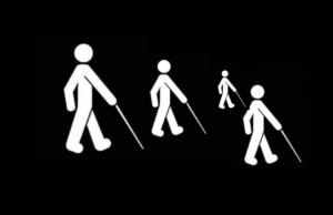 La vida detrás de un bastón blanco